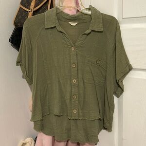 Aeropostale Button-up Blouse
